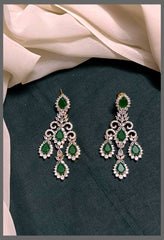 Dew drops Hugging Earring in Diamond - DE0015