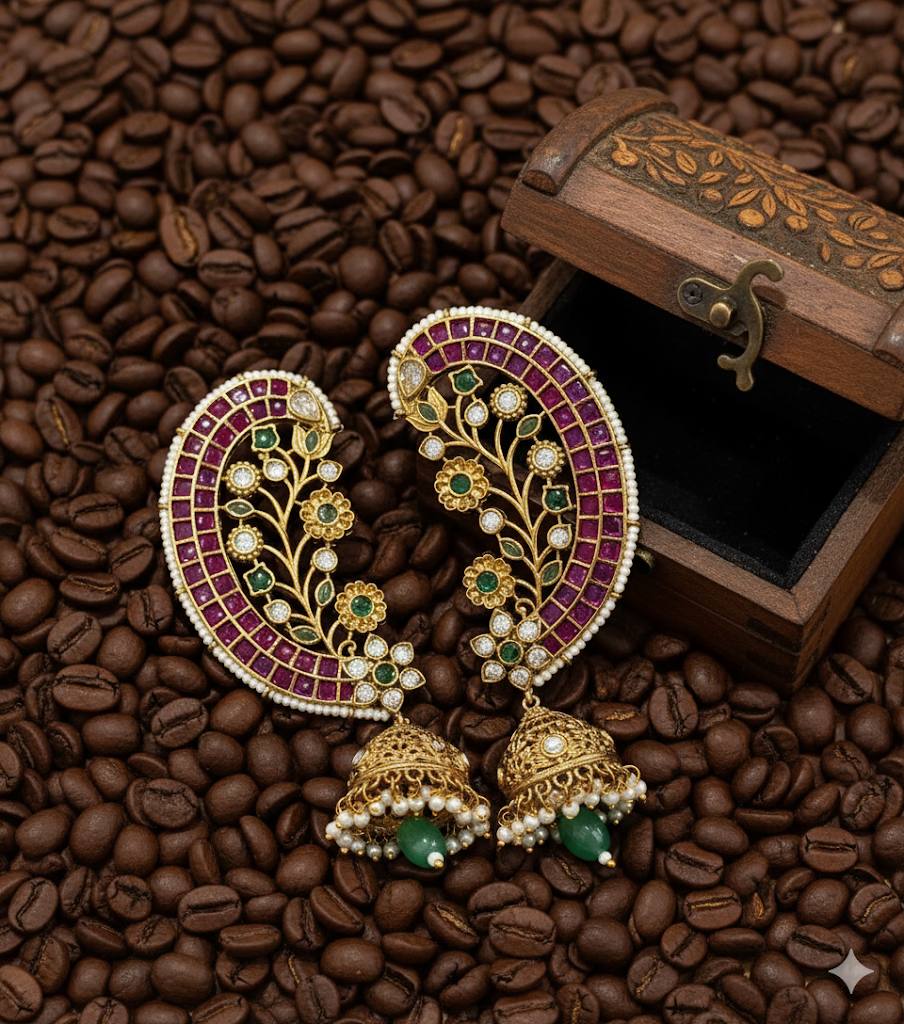 Beautiful Ear Cuff in Nakshi - NE00559