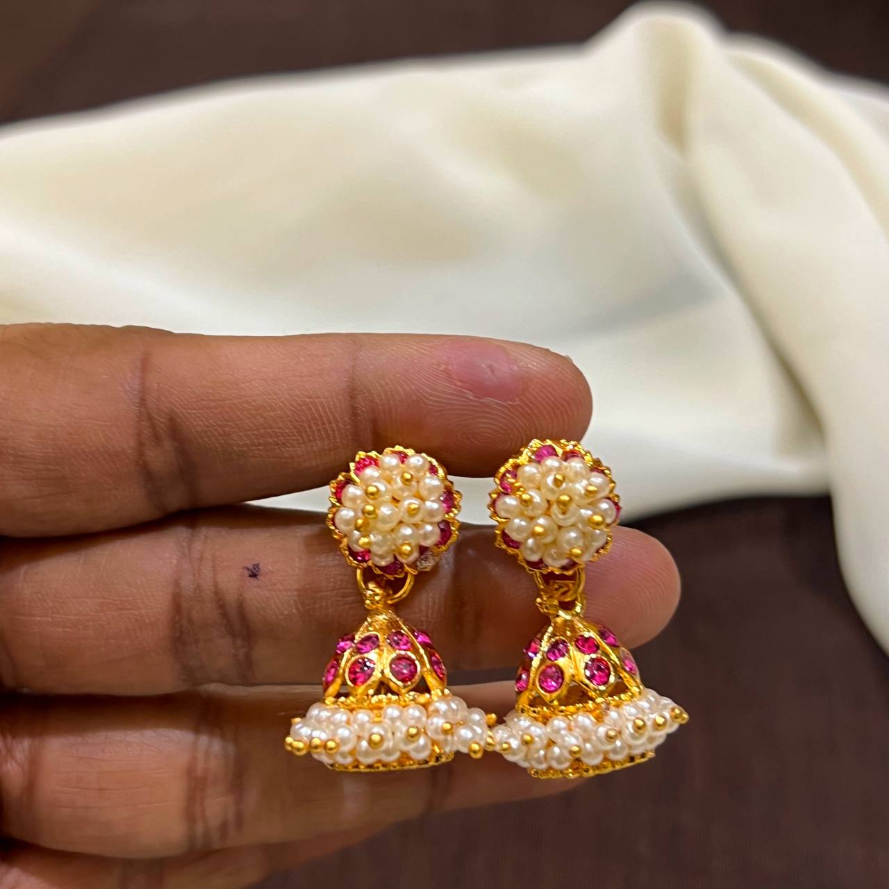 Belli Moda Pearl Jhumki - NE00655