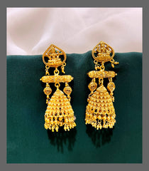 Beautiful Lakshmi Jhumki In Nakshi - NE00475