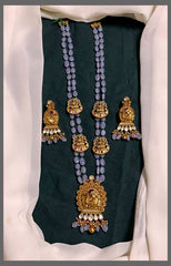 Pearl Haram with Kundan Pendants - PB00262