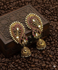 Peacock Ear Cuff in Nakshi - NE00562