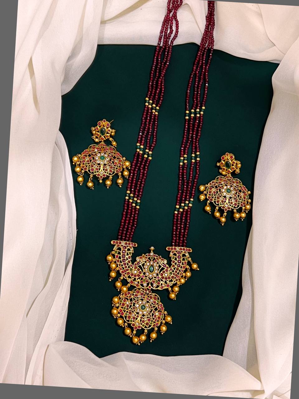 Marron Pearl With Beautiful Pendent - PB0087