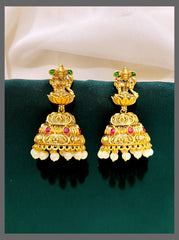 Beautiful Lakshmi Jhumki In Nakshi - NE00473