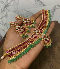 Kempu Stone Mega Choker - NN00143