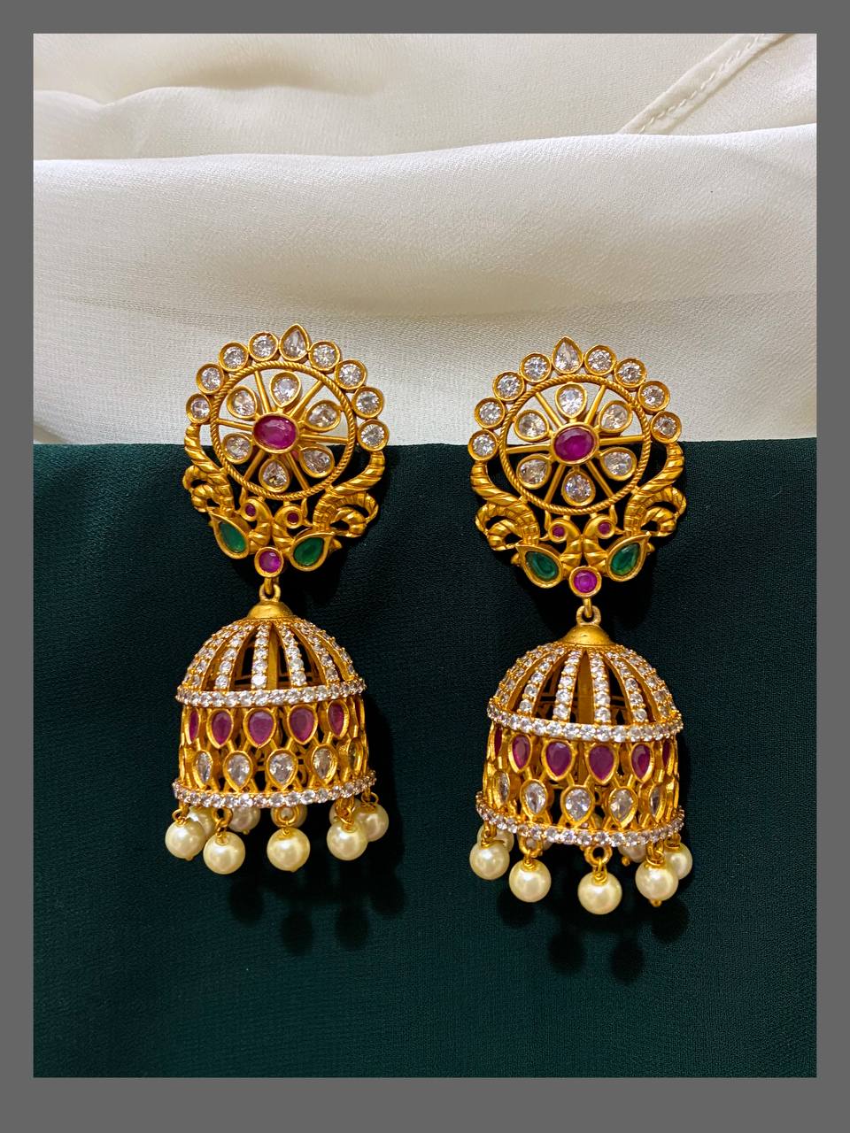 CZ Long Jhumki - NE0173