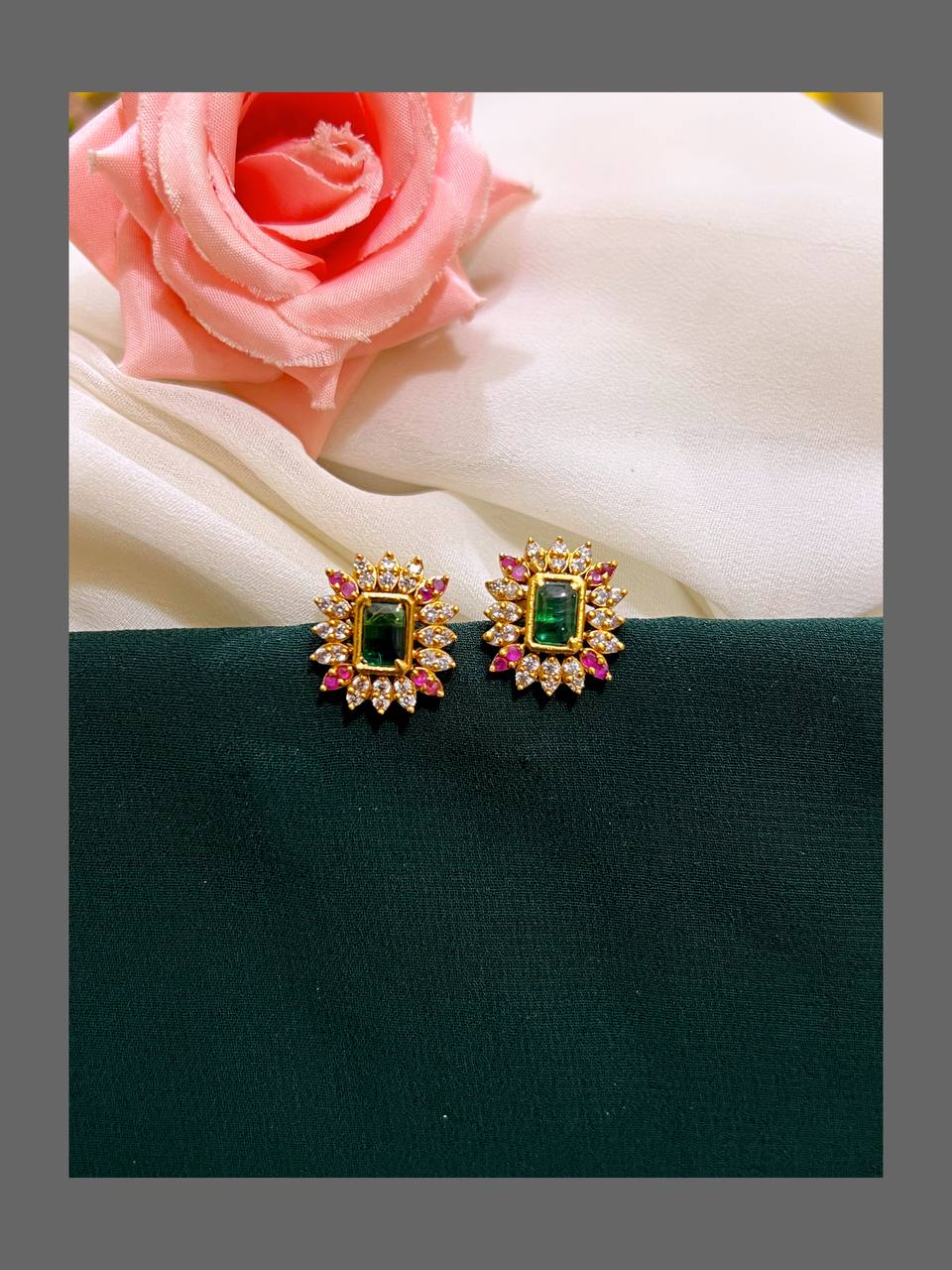 Beautiful Stud In Nakshi - NE00401