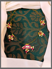 Beautiful Invisible Chain In Kundan - KN00434