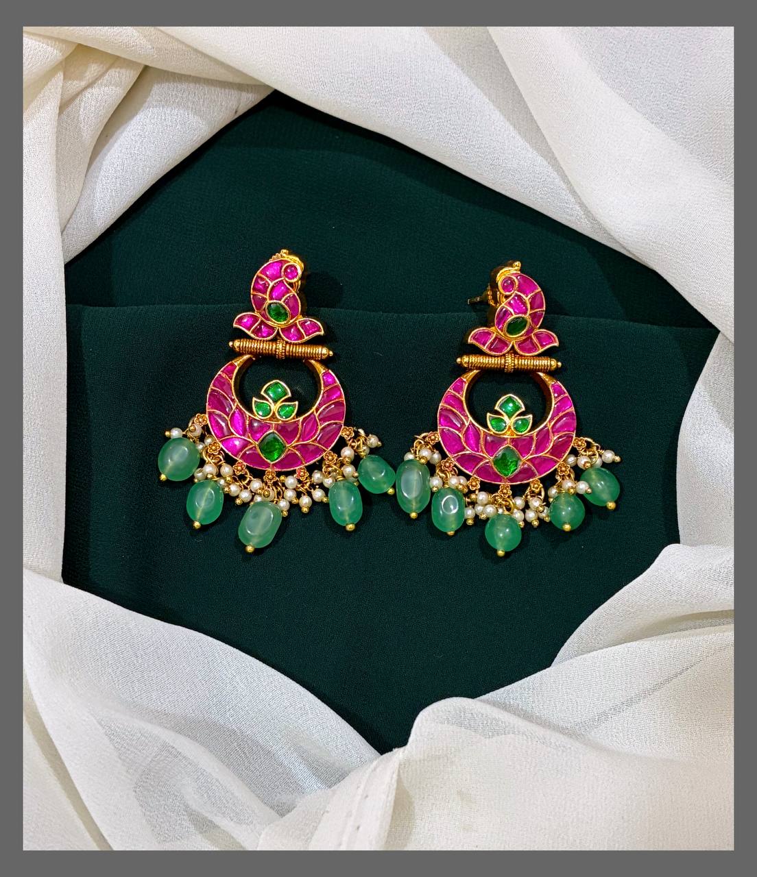 Mango Kundan Earring - KE00469