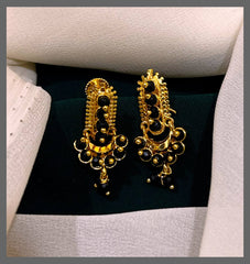 Pearl Earring In Nakshi - NE00446