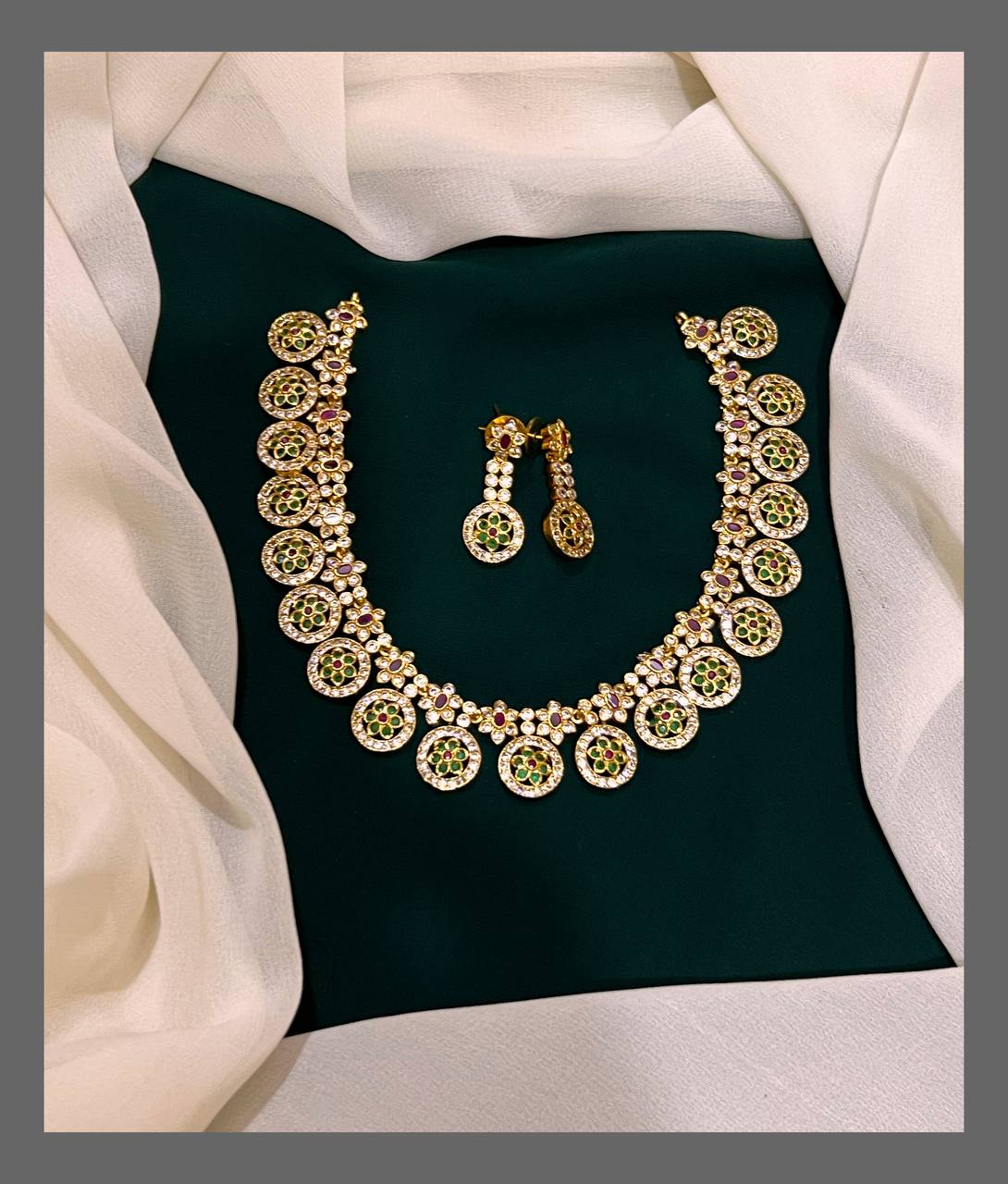 Bottu Necklace In Nakshi 0 NN00399