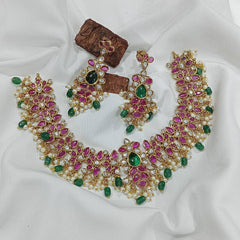 Ruby Nakshi Necklace - NN0453