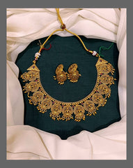 Small Doll Pendent Necklace in Nakshi - NN00531