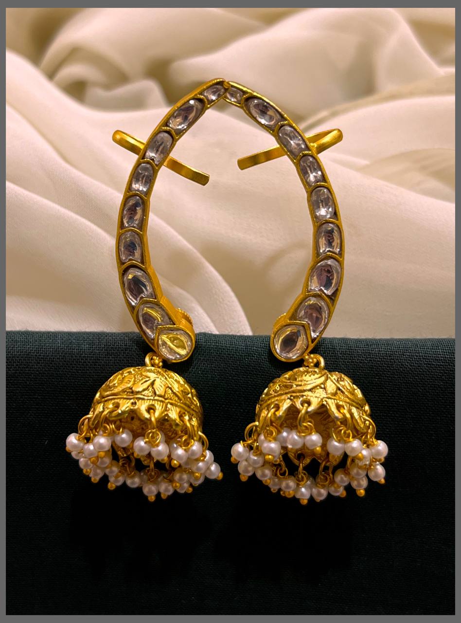 Earcuff Kundan Jhumki - KE00515
