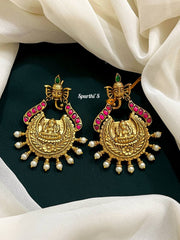 Ganesha Earrings In Kundan - KE00517