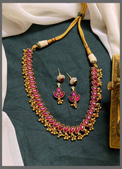 Double Side Nakshi Necklace - NN00699