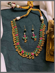 Double Side Nakshi Necklace - NN00699