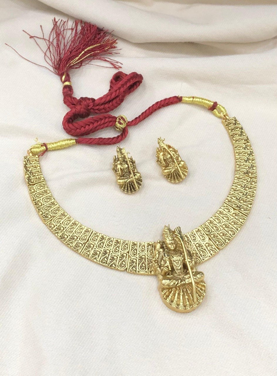 Traditional Lakshmi Nakshi necklace - NN00894
