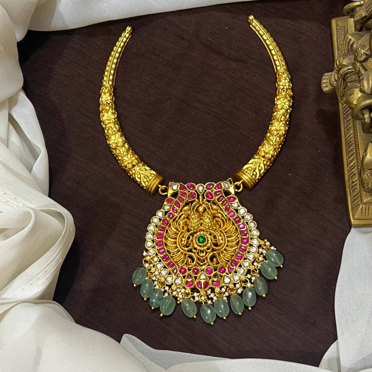 Jadau Pendant Kante Sets- KN00655