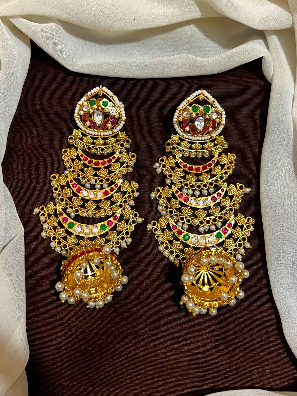 Nakshi Step Long Jhumki - NE004