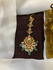 Nakshi Jadau Tika in Flower Design - HA0016