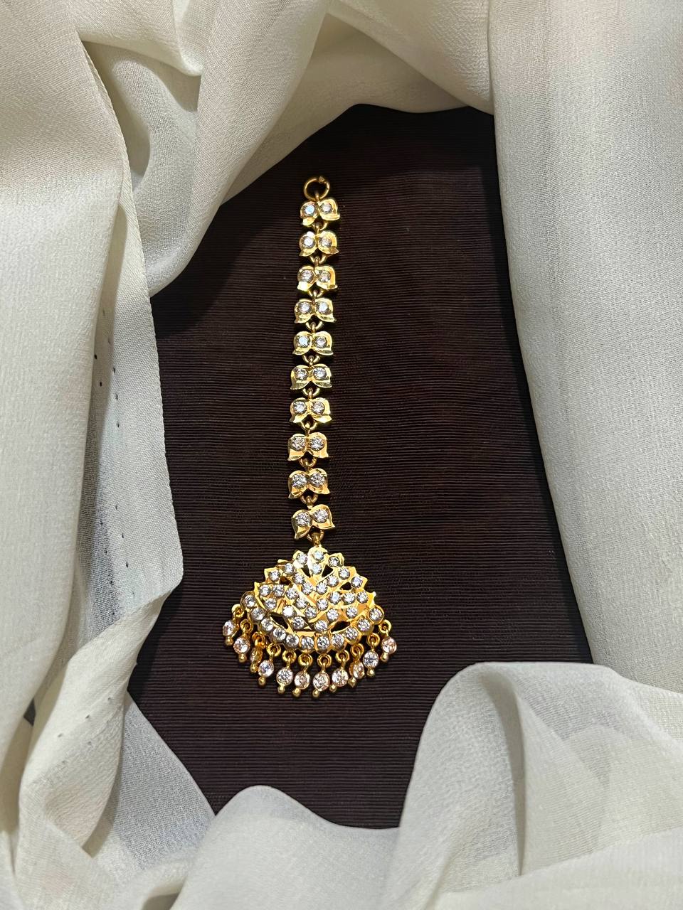 Vintage Panchaloham Maang Tika - HA00246