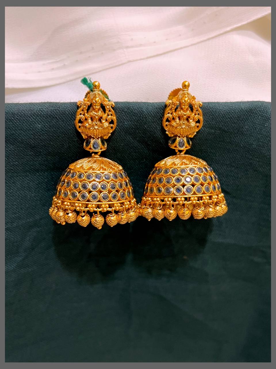 Lakshmi Jhumki Earring in Nakshi - NE00535