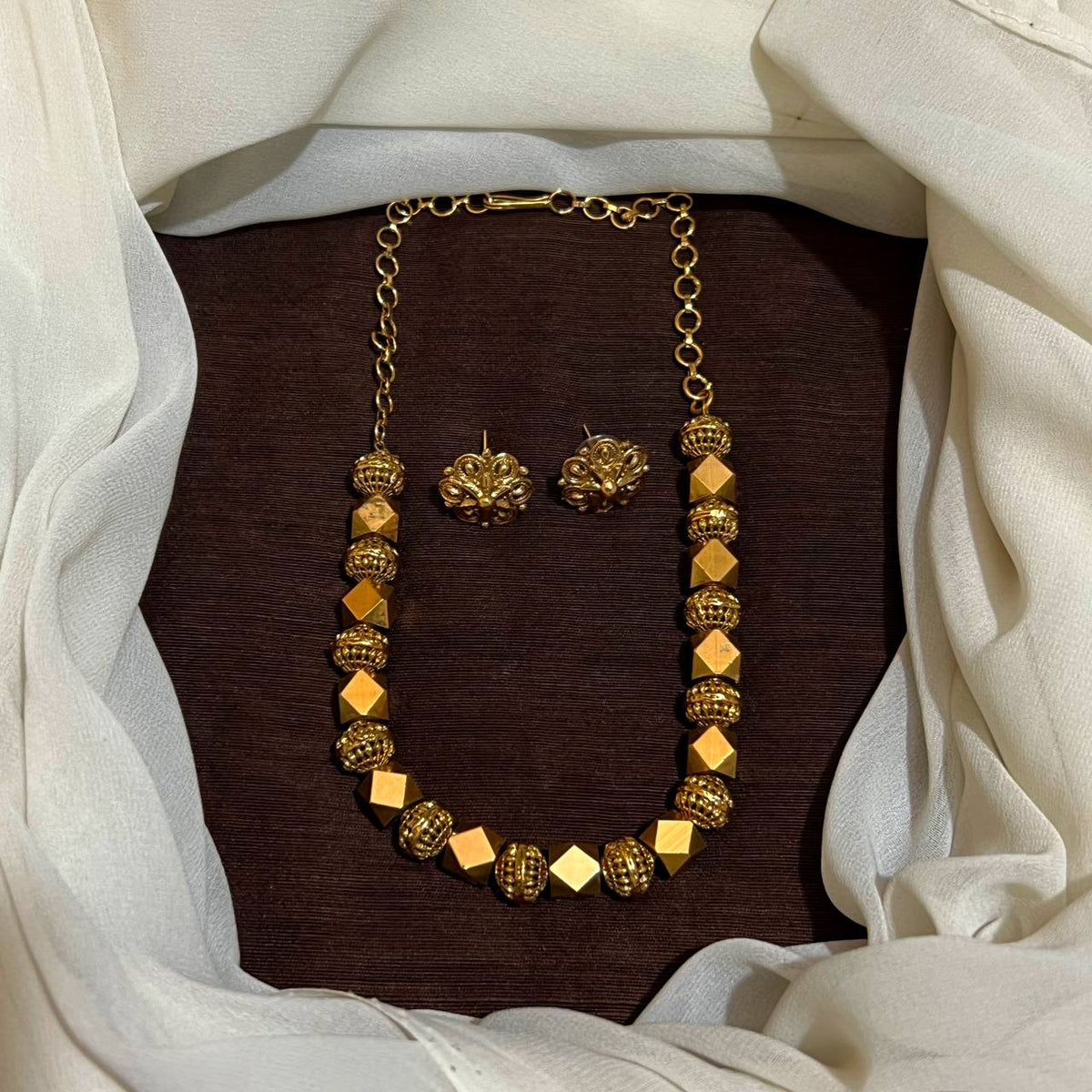 Nakshi Balls Necklace Simple and cute- NN00825
