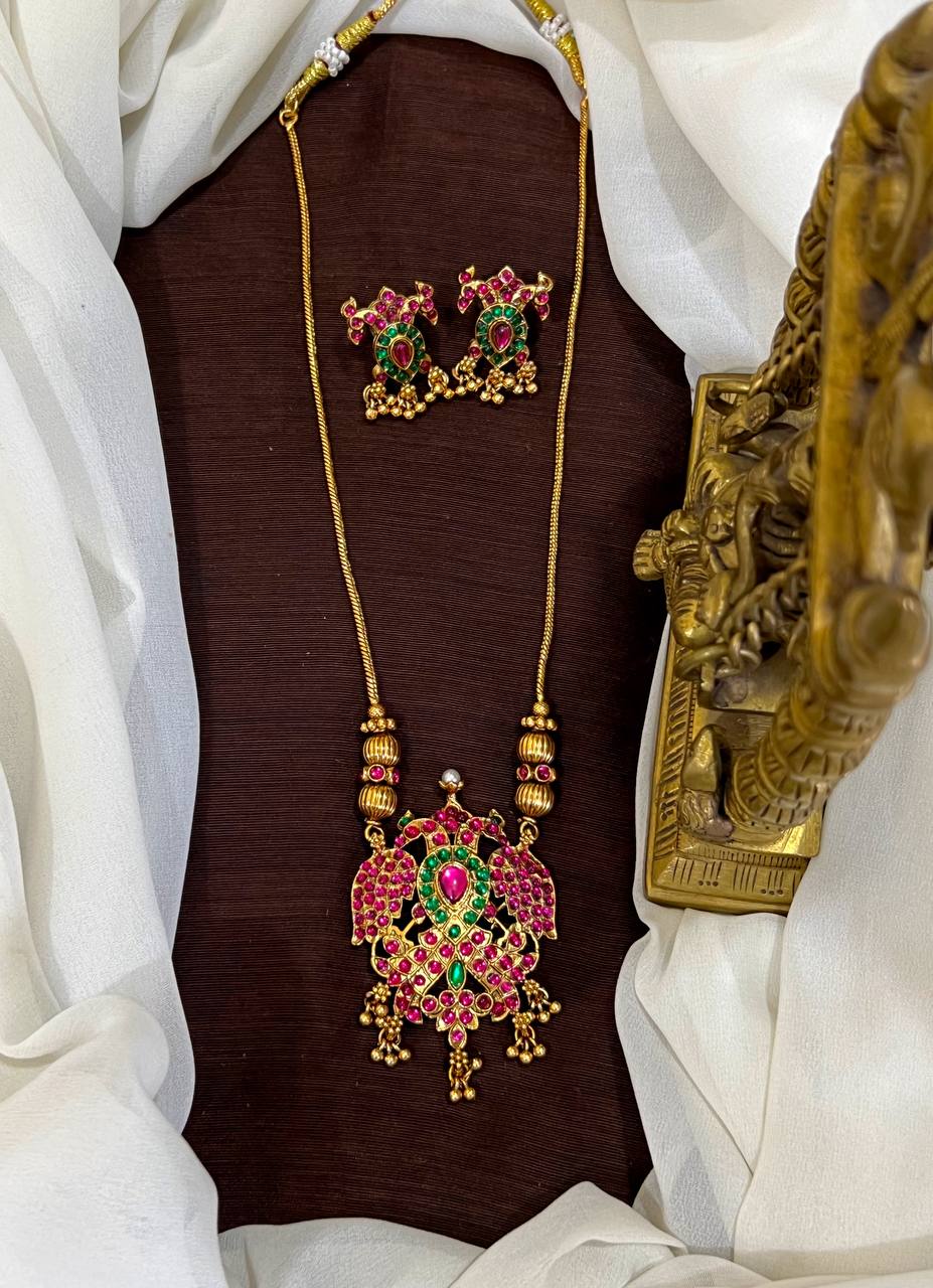 Pota Stone Gandaberunda Necklace - NN00887