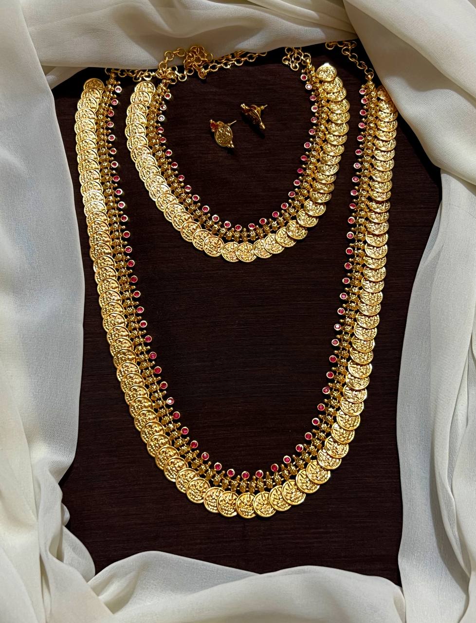 Antique Polish Kaasu Combo With Ruby Stone - BR0001