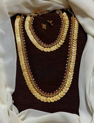 Antique Polish Kaasu Combo With Ruby Stone - BR0001