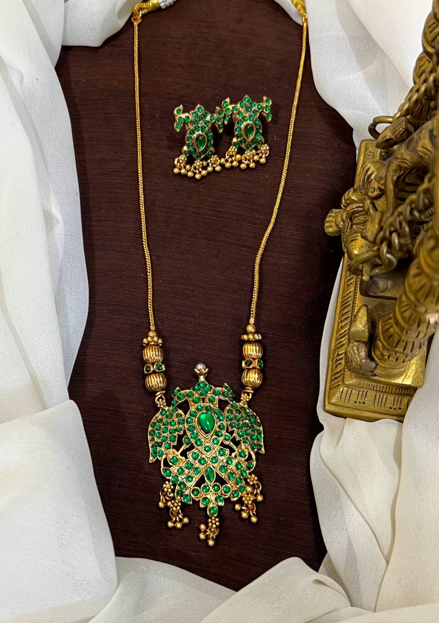 Pota Stone Gandaberunda Necklace - NN00887