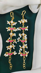 Moon Shaped Multi Kundan Matil - MT0028