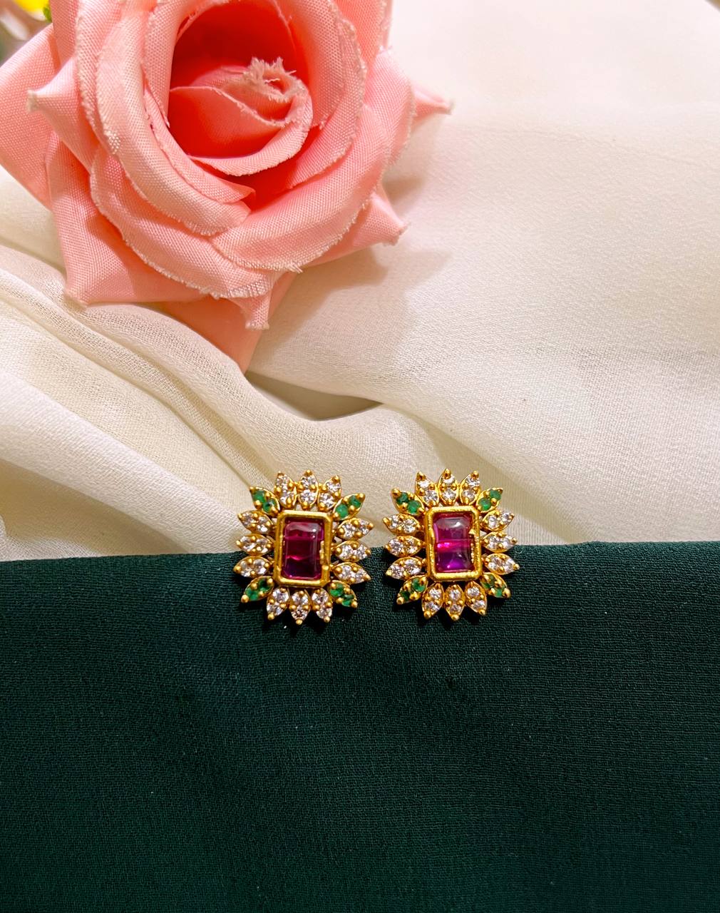 Beautiful Stud In Nakshi - NE00401