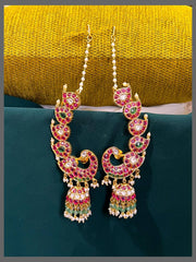 Earcuff Jhumki With Pearl Matilu - NE00498