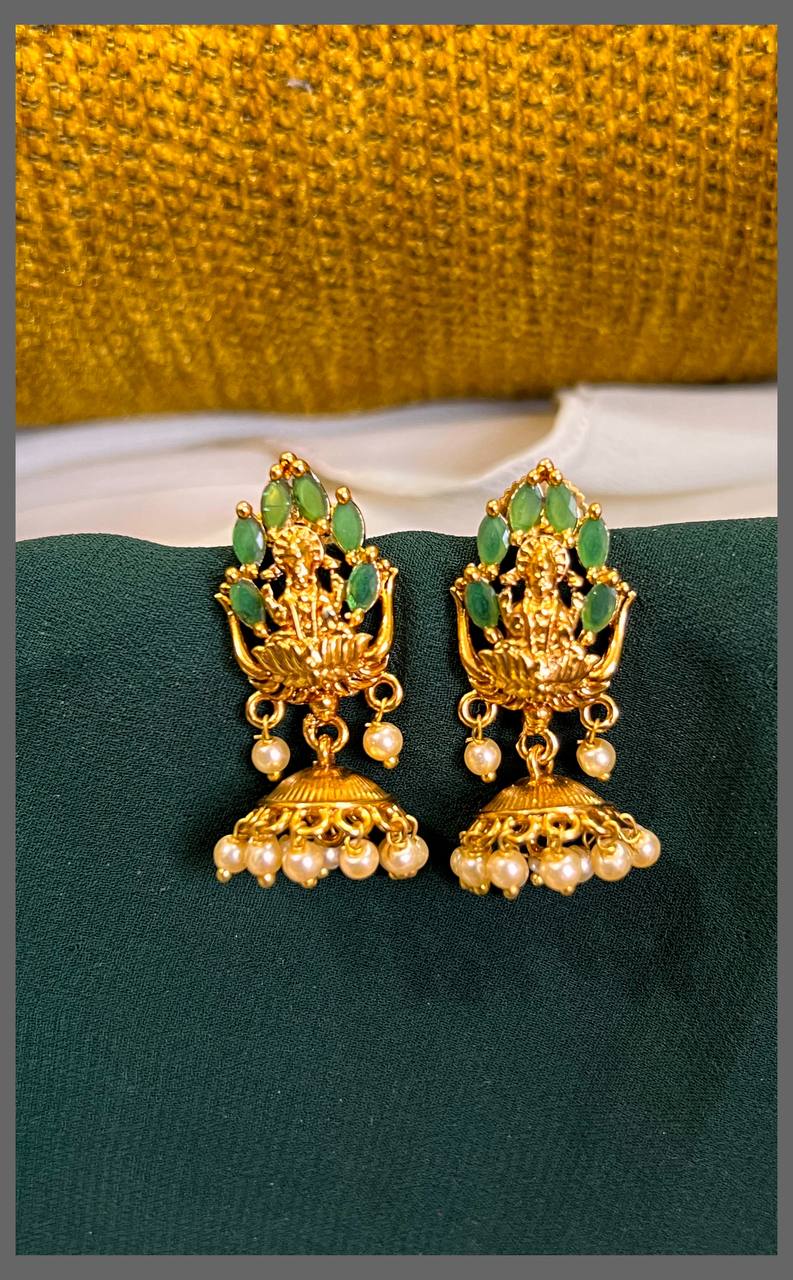 Small Lakshmi Jhumki - NE00502