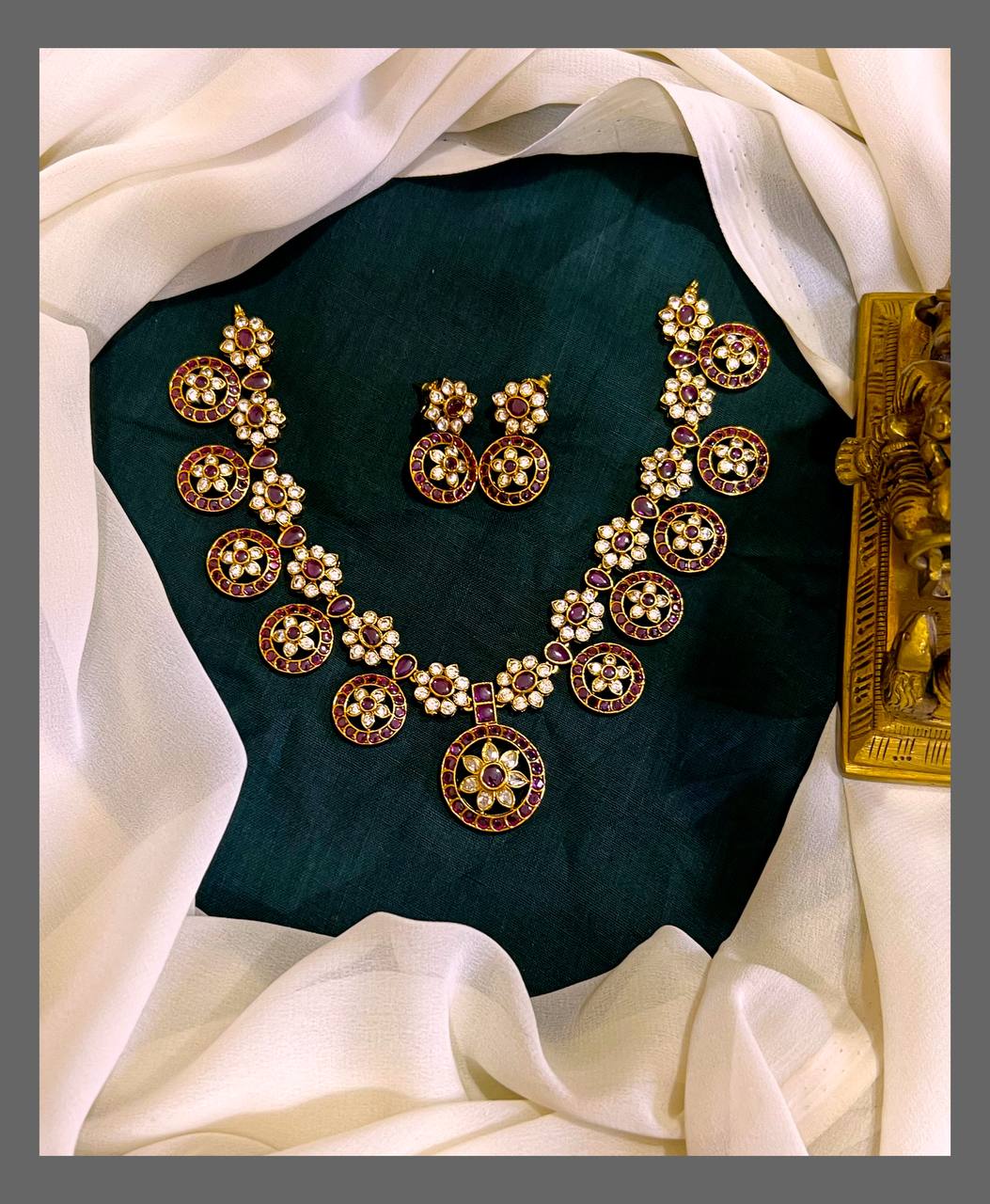 Bottu Nakshi Necklace - NN00525