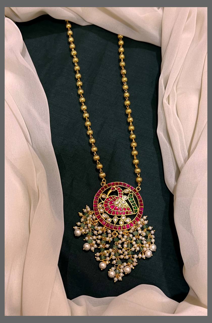 Peacock Jadau Haram - PB00370