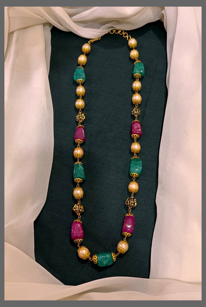 Multi Beads Necklace - PB00394