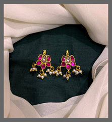 Lotus Bugadi With Pearls - BU00144