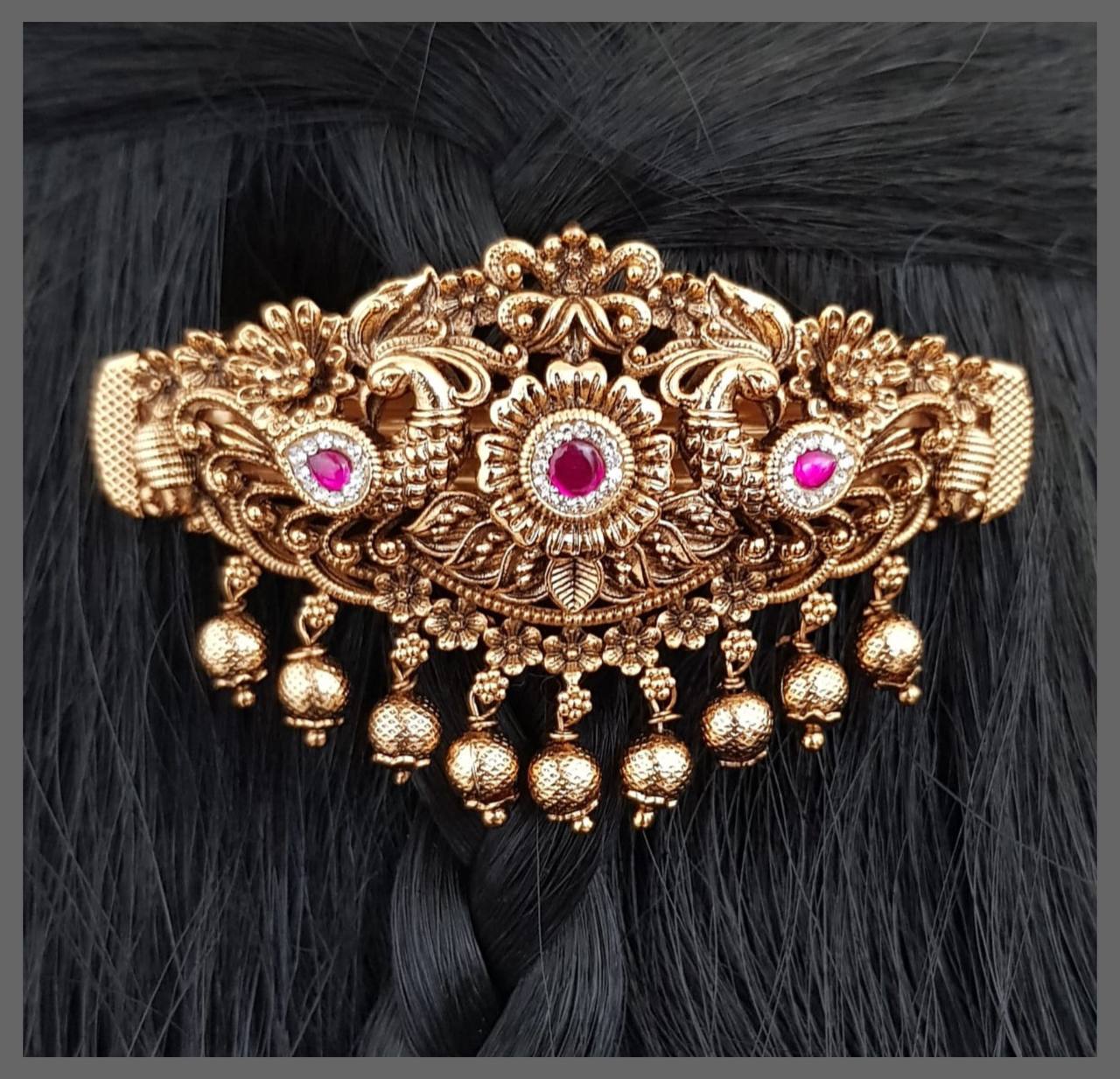 Rich Peacock Hair Clip - HA00164