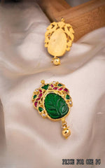Peacock Kundan Pendent - KP00162