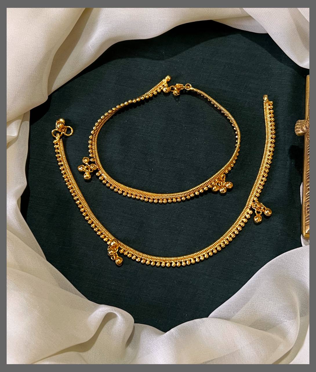 Antique Gold Payal - PY0012