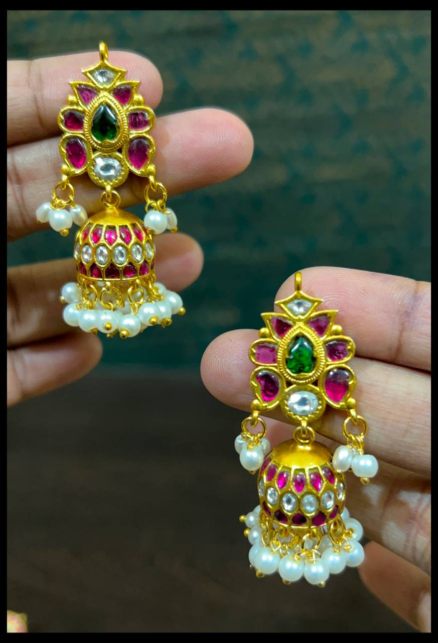 Jadau Cute Jhumki - KE00565