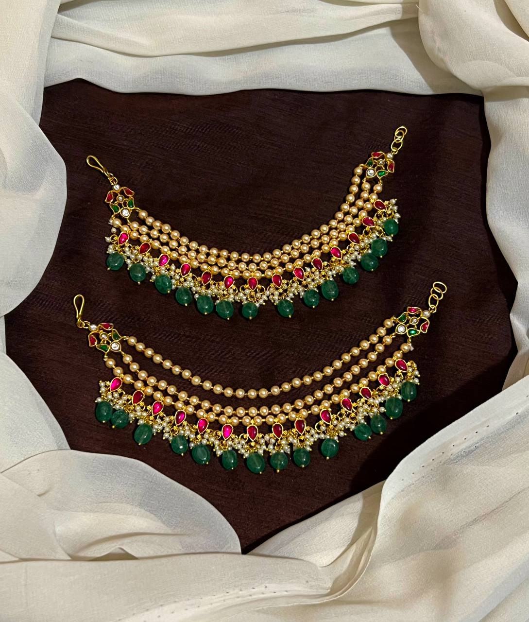Swaroski Pearl and Jadau Maatil  - MT0085
