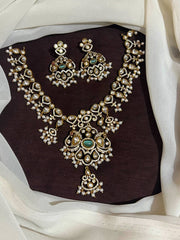 Victorian Polish Necklace With Pearls - VN00204