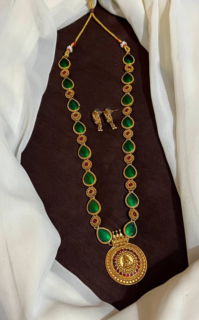 Emerald Color Long Haram - NH00152