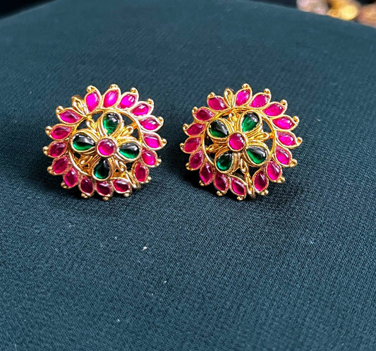 Ruby Kundan earrings - KE0007