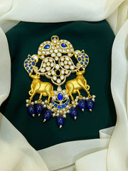 Cow Pendent in Jadau Kundan - KP0023