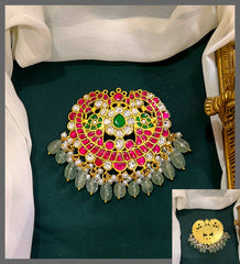 Jadau Flower Pendant - KP00189